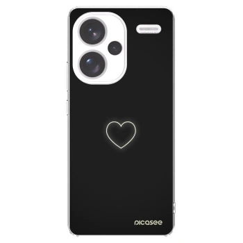 Picasee Xiaomi Redmi Note 13 Pro+ 5G Hülle - Transparentes Silikon - Heart