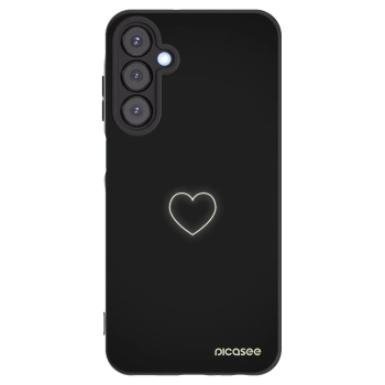 Picasee Samsung Galaxy A25 A256B 5G Hülle - Schwarzes Silikon - Heart