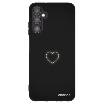 Picasee Samsung Galaxy A05s A057G Hülle - Schwarzes Silikon - Heart