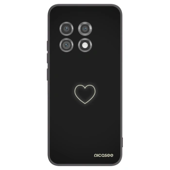 Picasee OnePlus 11 5G Hülle - Schwarzes Silikon - Heart