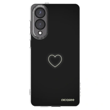Picasee Samsung Galaxy S25 Edge 5G Hülle - Transparentes Silikon - Heart