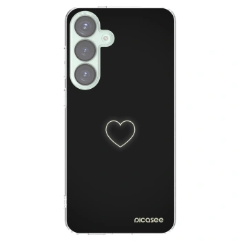 Picasee Samsung Galaxy S25+ 5G Hülle - Transparentes Silikon - Heart
