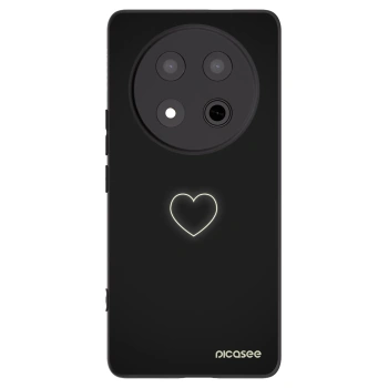 Picasee Honor Magic7 Lite 5G Hülle - Schwarzes Silikon - Heart