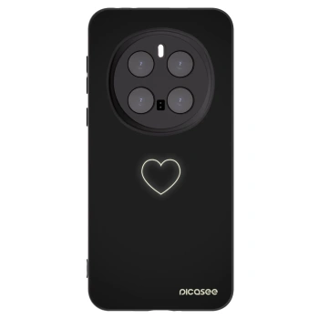 Picasee Honor Magic7 Pro 5G Hülle - Schwarzes Silikon - Heart