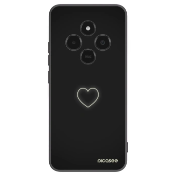 Picasee Xiaomi Poco C75 Hülle - Schwarzes Silikon - Heart