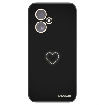 Picasee Honor 400 5G Hülle - Schwarzes Silikon - Heart