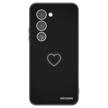 Picasee Xiaomi Redmi 15 5G Hülle - Schwarzes Silikon - Heart