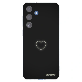 Picasee Samsung Galaxy S25 FE 5G Hülle - Transparentes Silikon - Heart