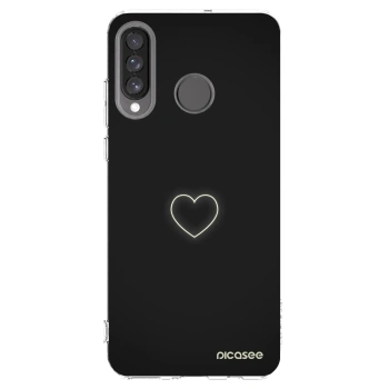 Picasee Huawei P30 Lite Hülle - Transparentes Silikon - Heart