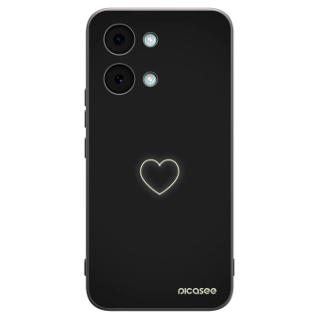 Picasee Xiaomi Poco X8 Pro Max Hülle - Schwarzes Silikon - Heart