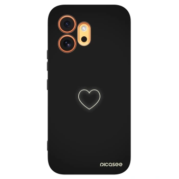 Picasee Honor 600 Hülle - Schwarzes Silikon - Heart
