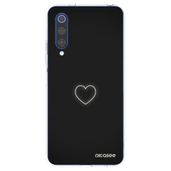 Picasee Xiaomi Mi 9 SE Hülle - Transparentes Silikon - Heart