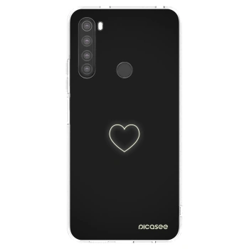 Picasee Xiaomi Redmi Note 8 Hülle - Transparentes Silikon - Heart