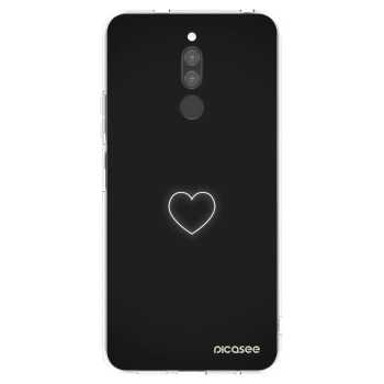 Picasee Xiaomi Redmi 8 Hülle - Transparentes Silikon - Heart