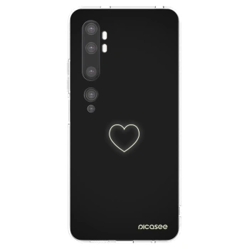 Picasee Xiaomi Mi Note 10 (Pro) Hülle - Transparentes Silikon - Heart