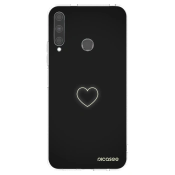 Picasee Huawei P40 Lite E Hülle - Transparentes Silikon - Heart