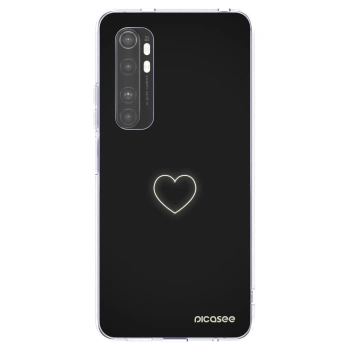 Picasee Xiaomi Mi Note 10 Lite Hülle - Transparentes Silikon - Heart