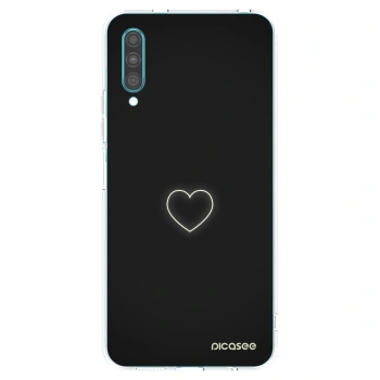 Picasee Samsung Galaxy A30s A307F Hülle - Transparentes Silikon - Heart
