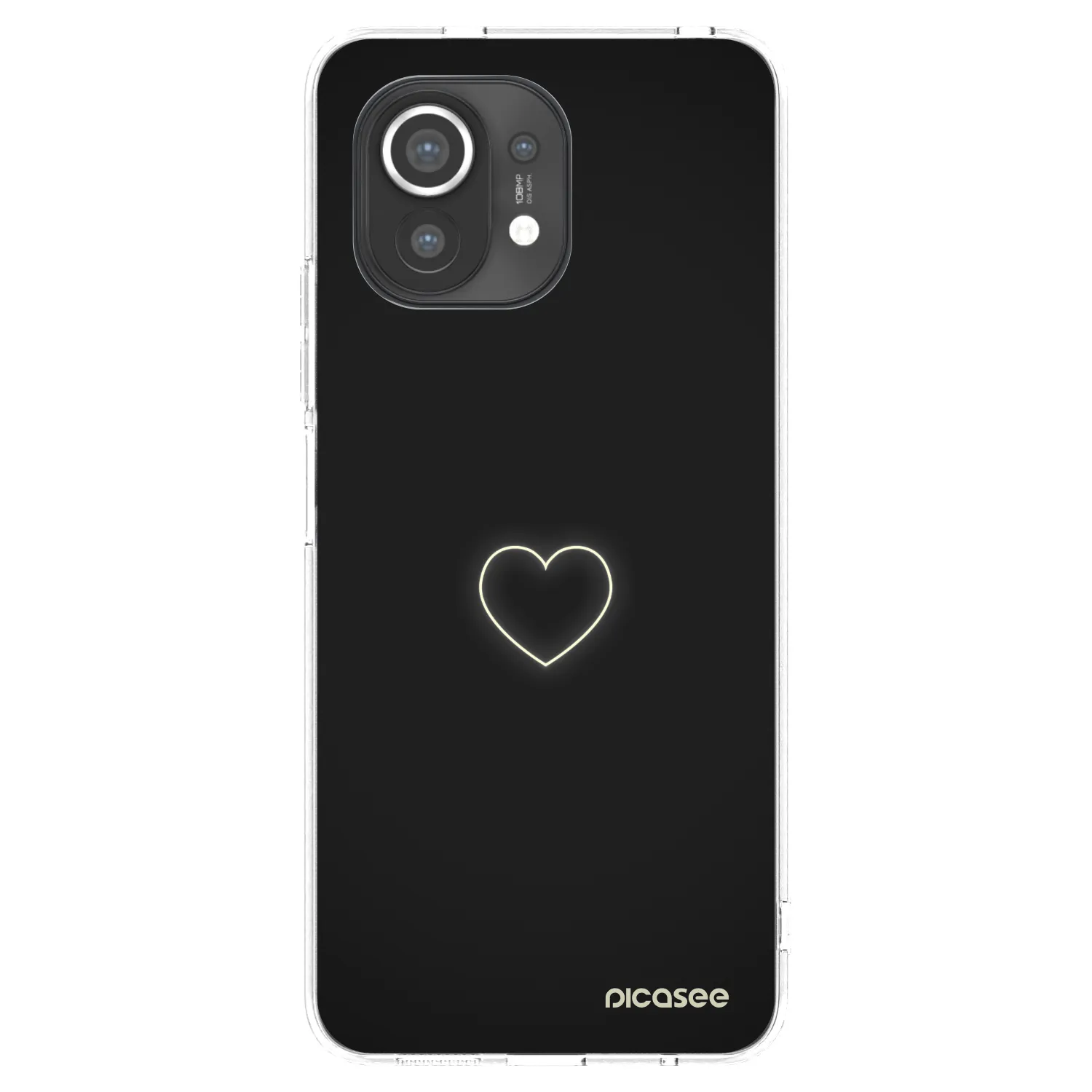 Picasee Xiaomi Mi 11 Hülle - Transparentes Silikon - Heart