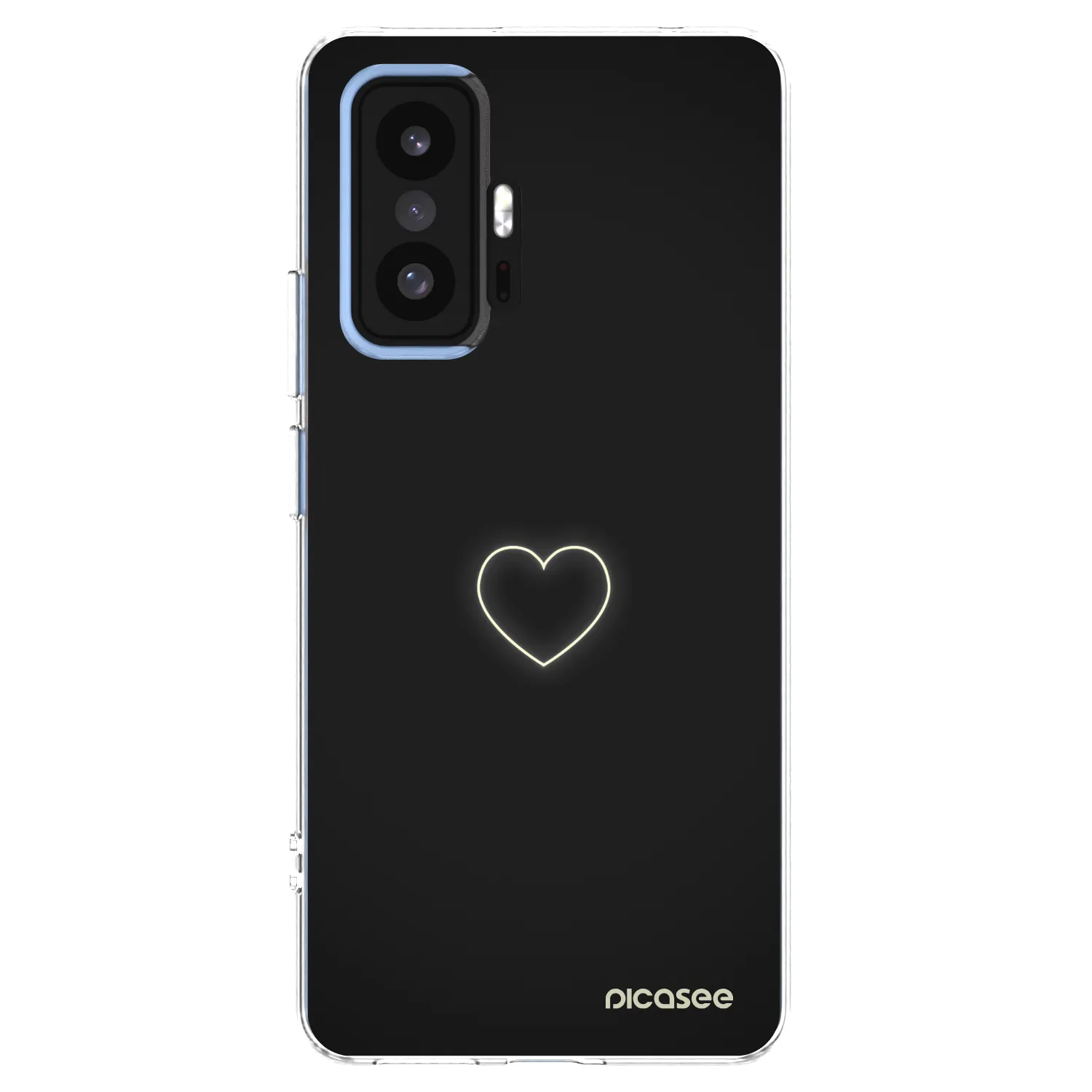 Picasee Xiaomi 11T Pro Hülle - Transparentes Silikon - Heart