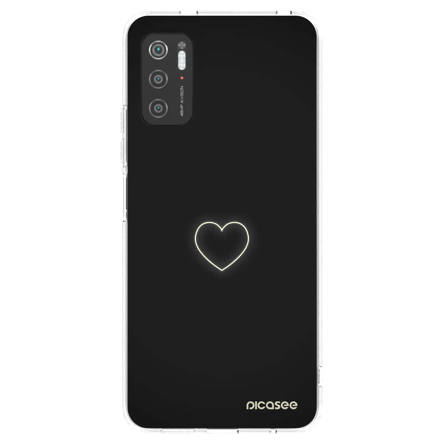Picasee Xiaomi Poco M3 Pro 5G Hülle - Transparentes Silikon - Heart