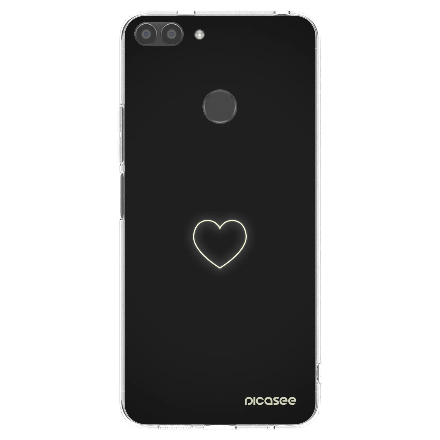 Picasee Huawei P Smart Hülle - Transparentes Silikon - Heart
