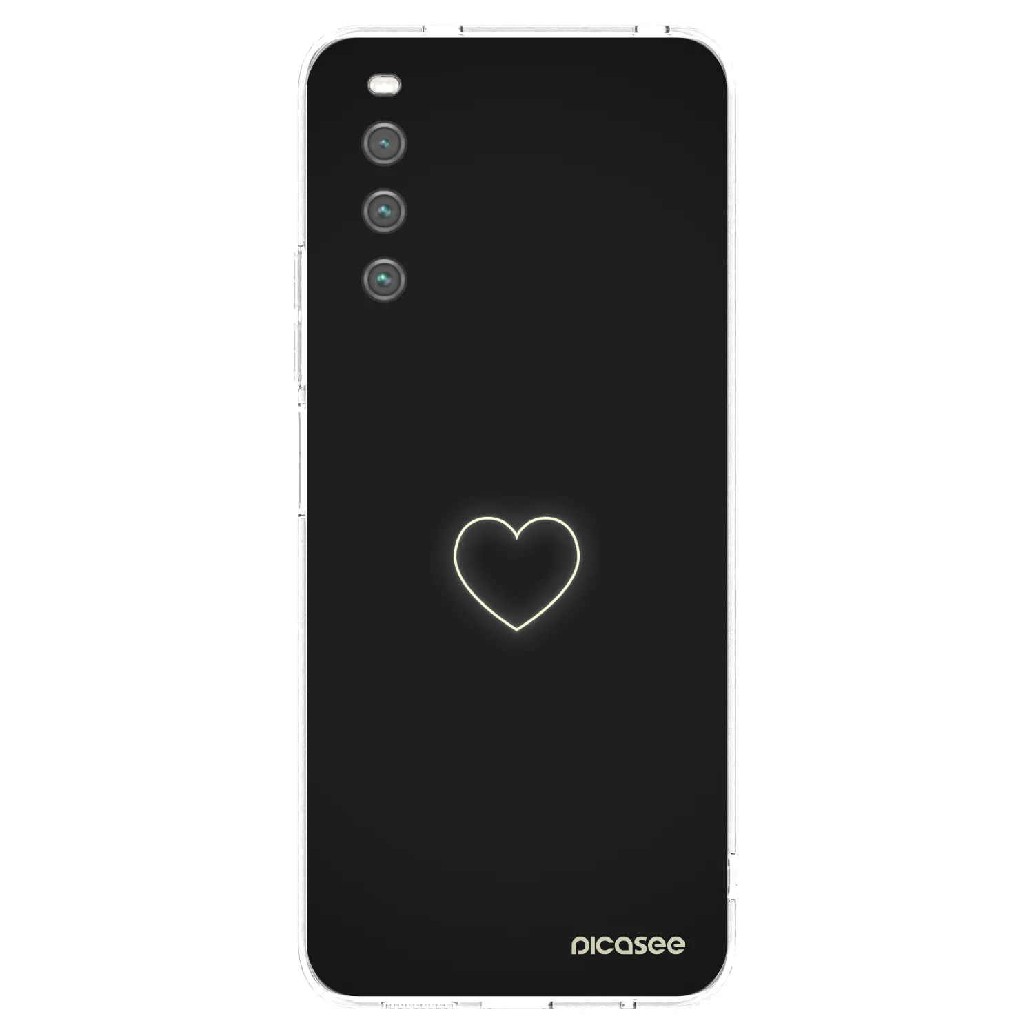 Picasee Sony Xperia 10 IV 5G Hülle - Transparentes Silikon - Heart