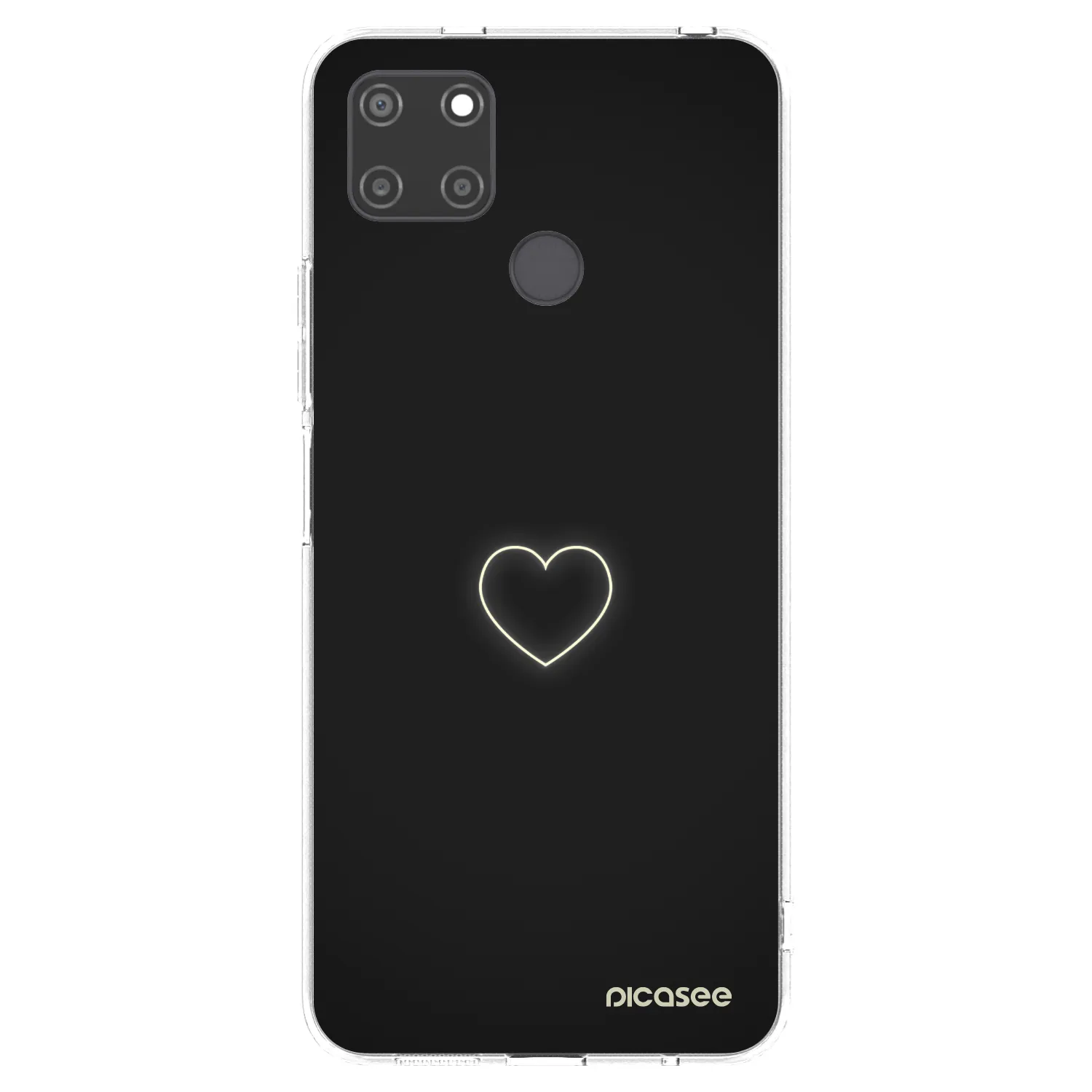 Picasee Realme C21Y Hülle - Transparentes Silikon - Heart