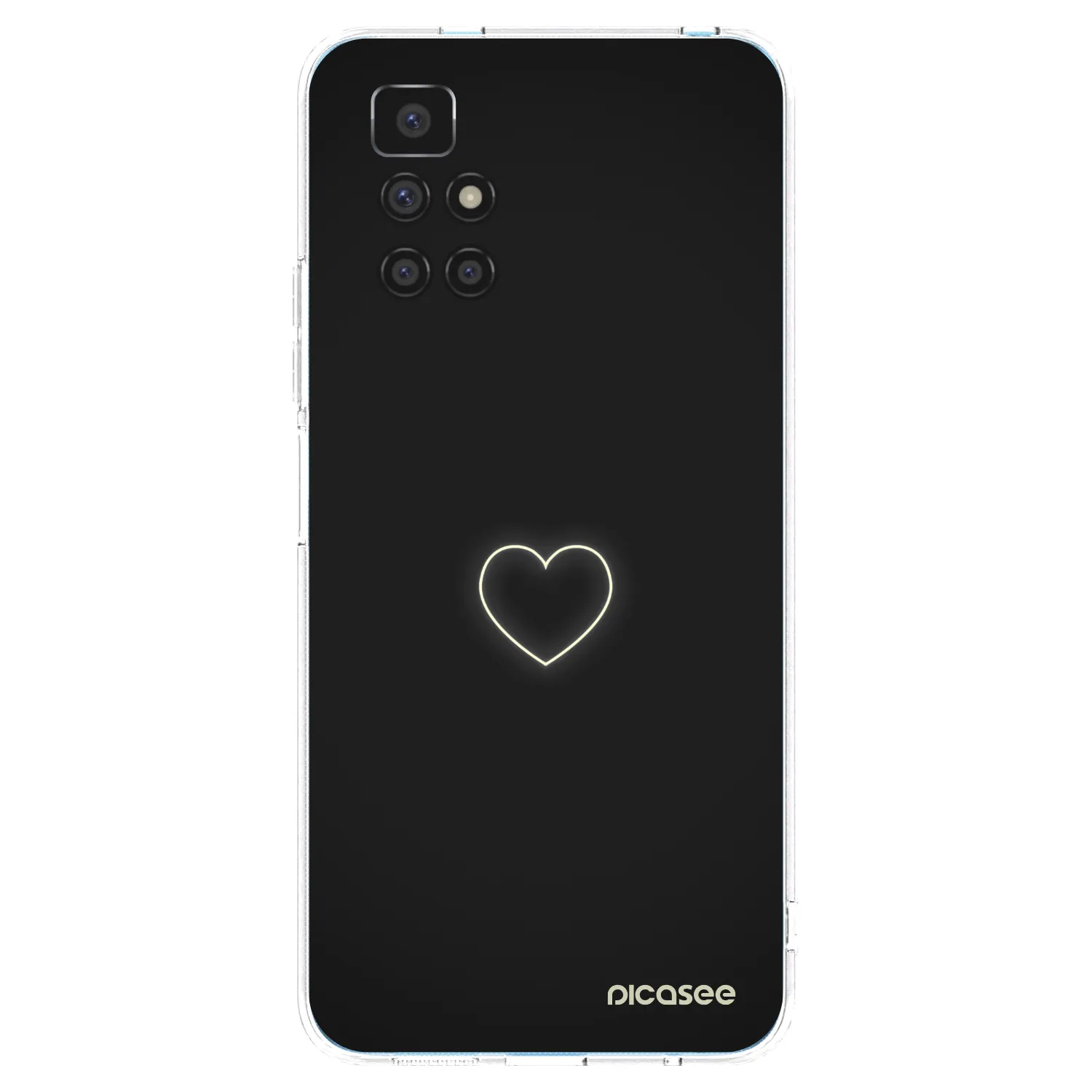 Picasee Xiaomi Redmi 10 (2022) Hülle - Transparentes Silikon - Heart