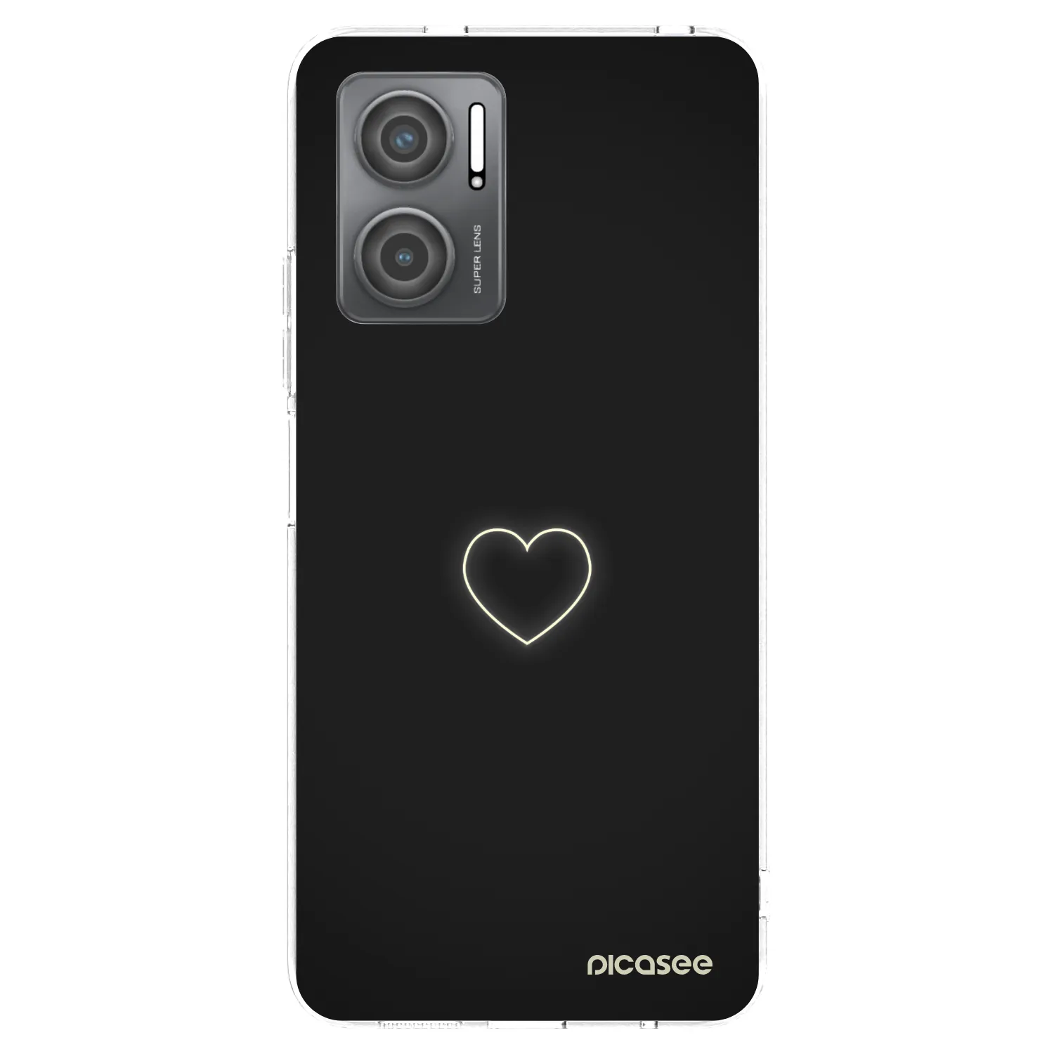 Picasee Xiaomi Redmi 10 5G Hülle - Transparentes Silikon - Heart