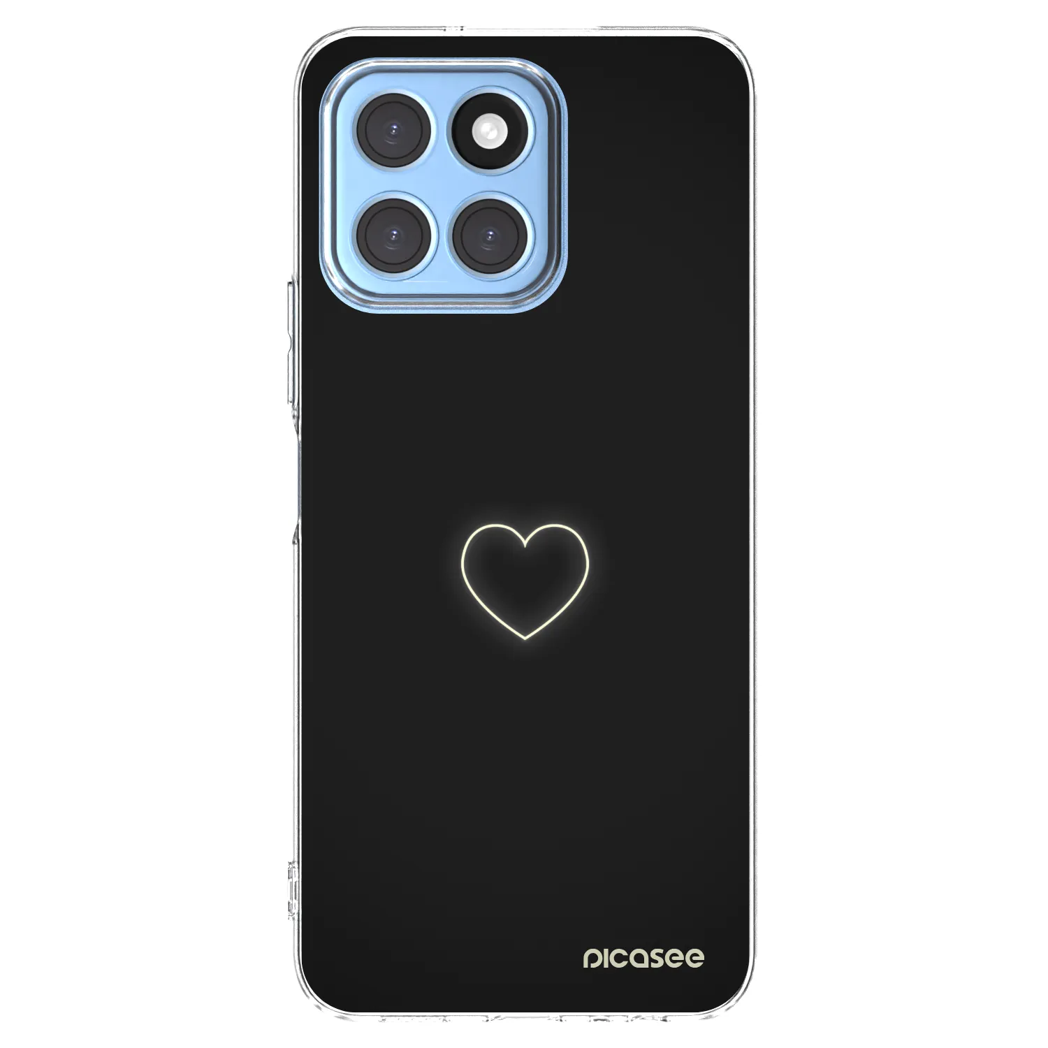Picasee Honor X6 Hülle - Transparentes Silikon - Heart