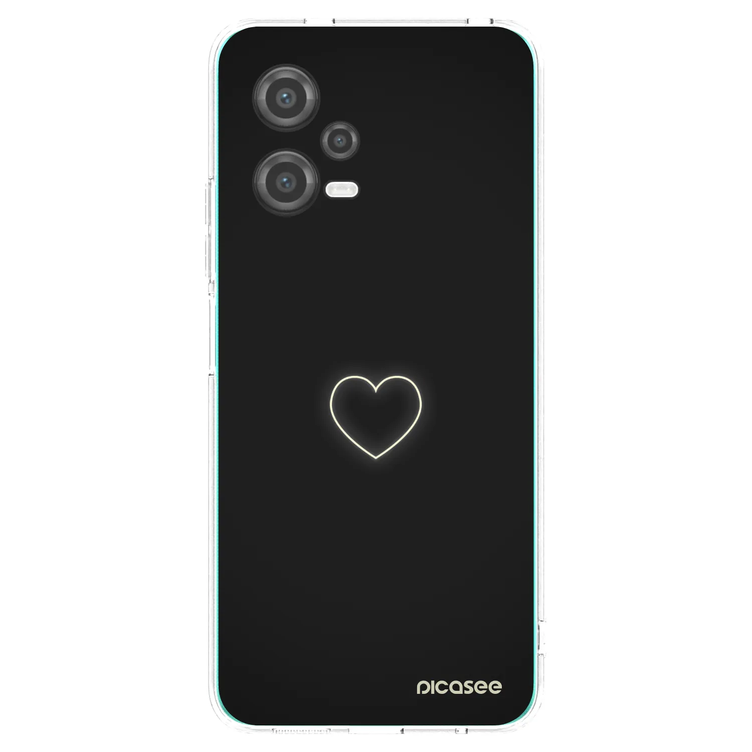 Picasee Xiaomi Poco X5 Hülle - Transparentes Silikon - Heart