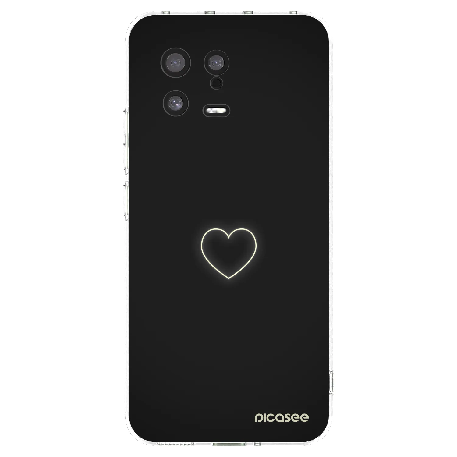 Picasee Xiaomi 13 Hülle - Transparentes Silikon - Heart