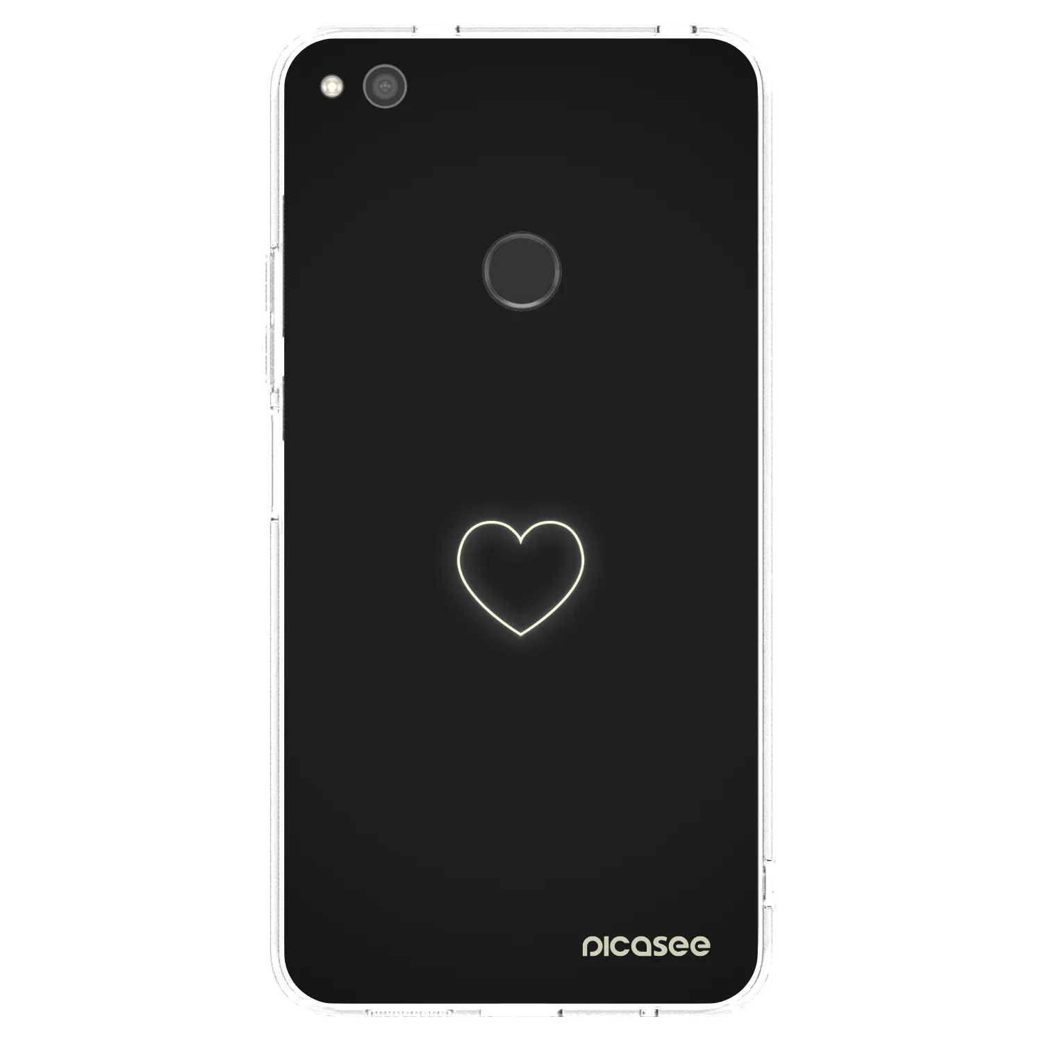 Picasee Huawei P9 Lite 2017 Hülle - Transparentes Silikon - Heart