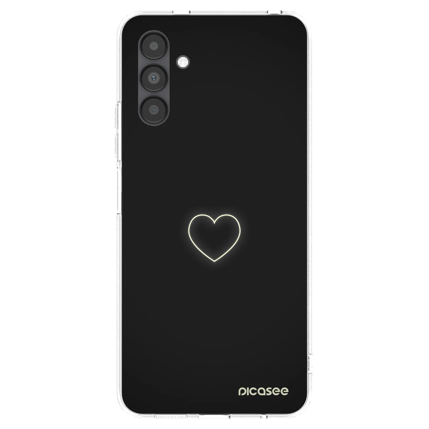 Picasee Samsung Galaxy A04s A047F Hülle - Transparentes Silikon - Heart