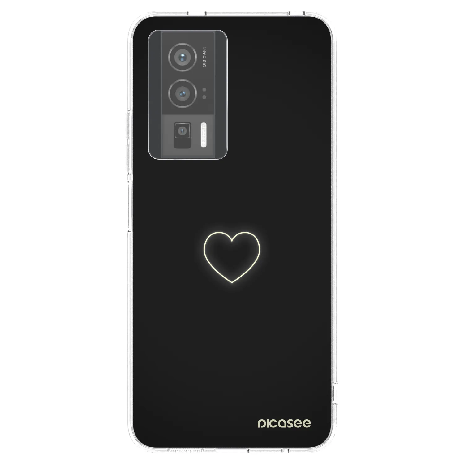Picasee Xiaomi Poco F5 Pro 5G Hülle - Transparentes Silikon - Heart
