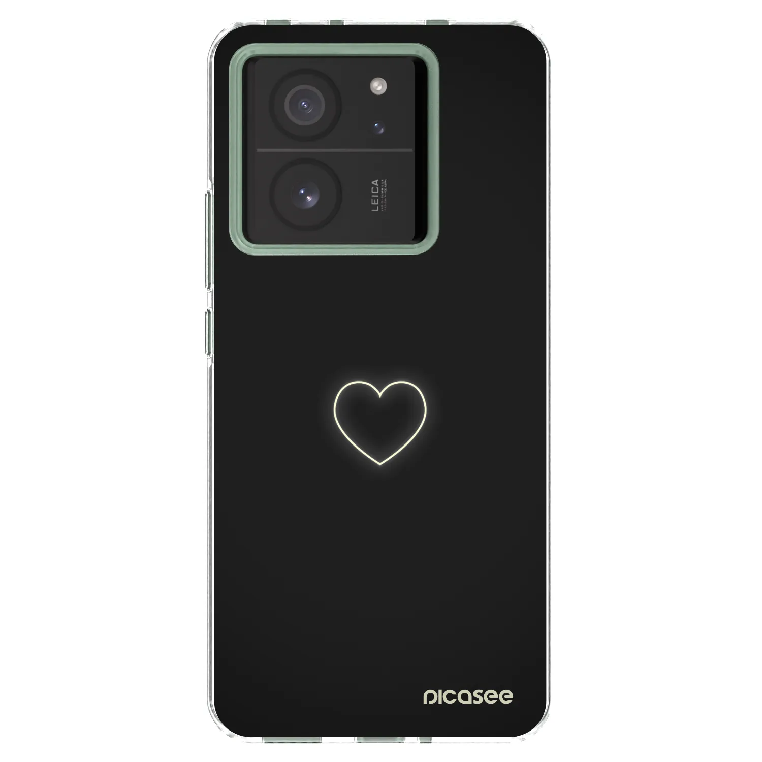 Picasee Xiaomi 13T Pro Hülle - Transparentes Silikon - Heart