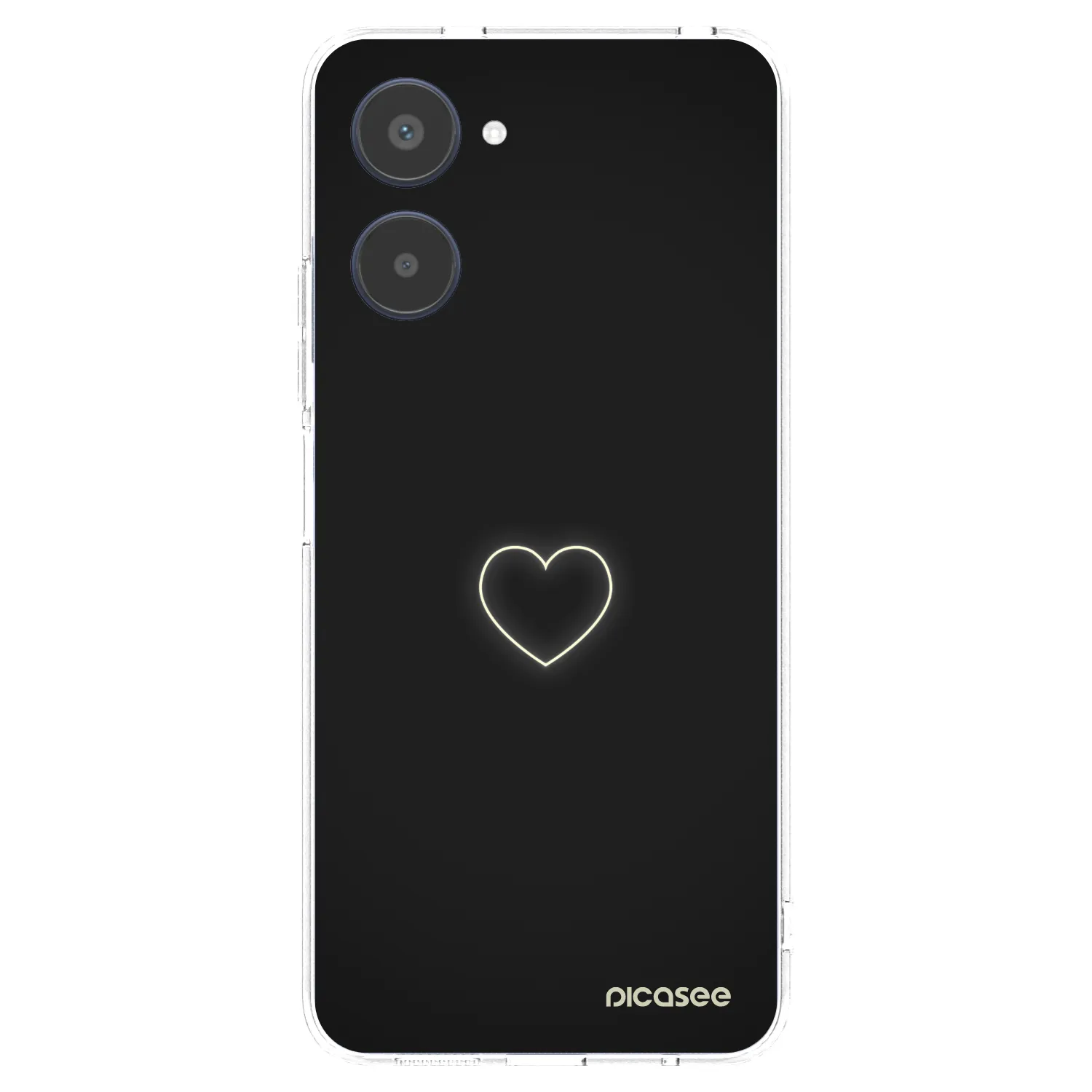 Picasee Realme 10 4G Hülle - Transparentes Silikon - Heart