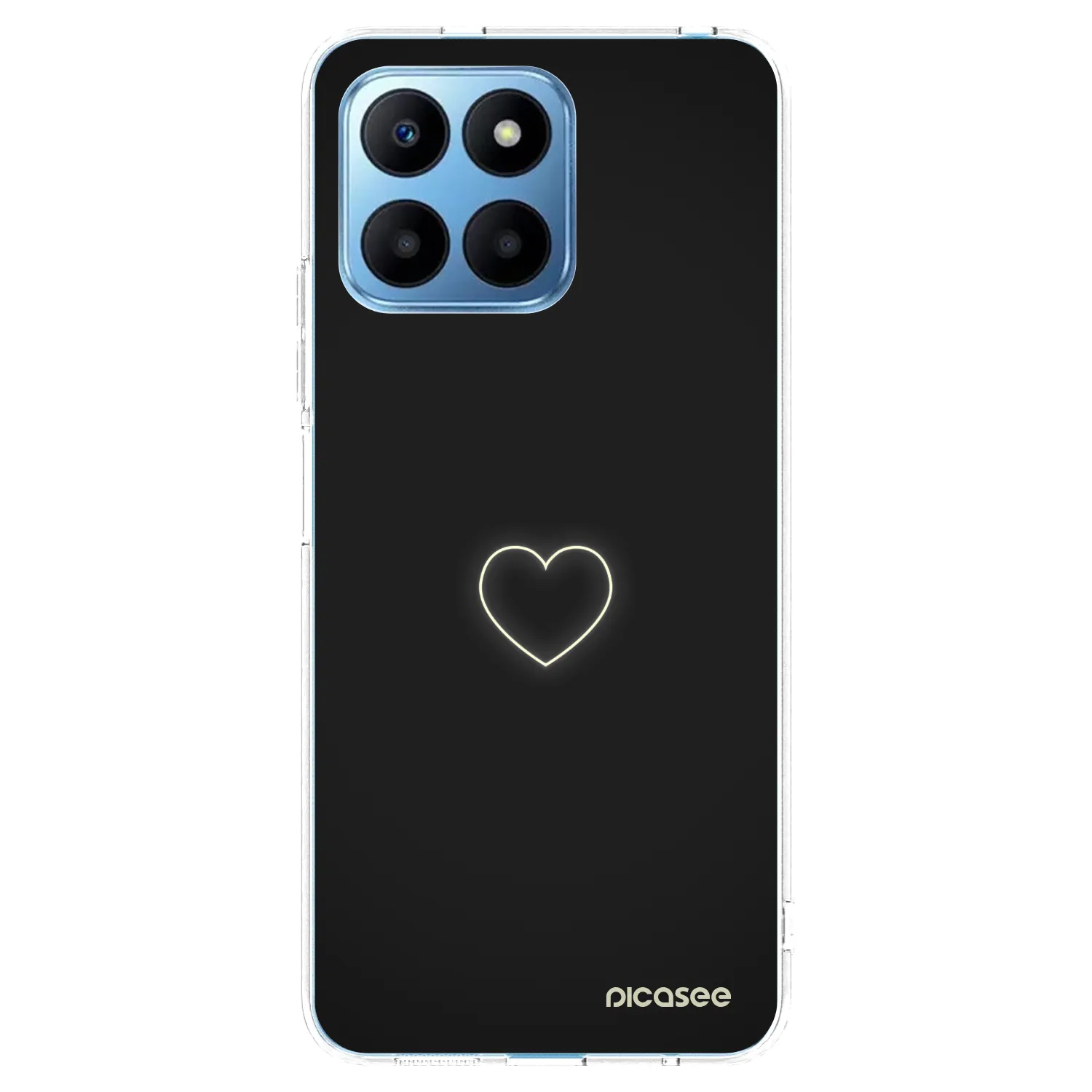 Picasee Honor 70 Lite Hülle - Transparentes Silikon - Heart