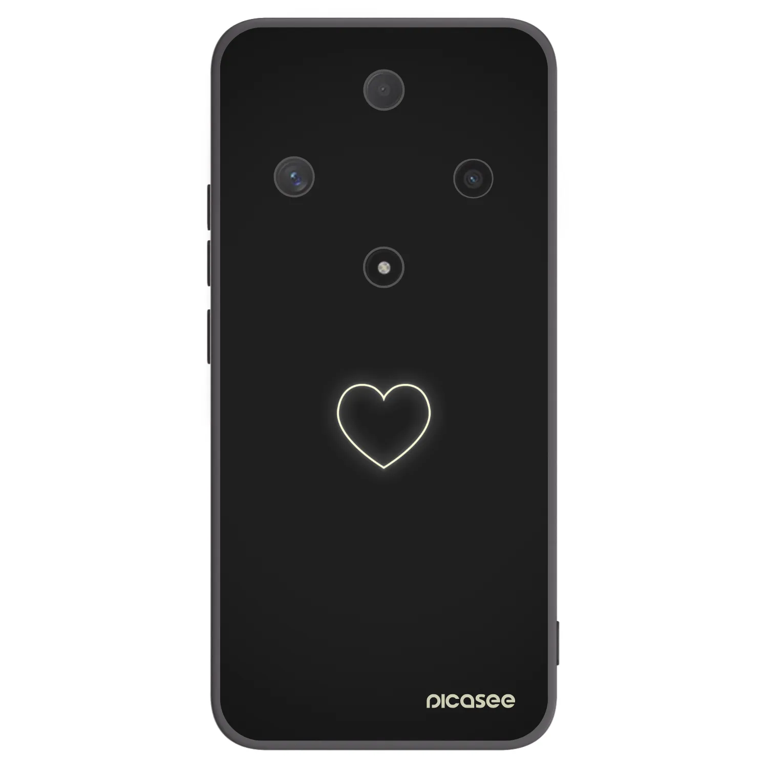 Picasee Honor Magic6 Lite 5G Hülle - Schwarzes Silikon - Heart