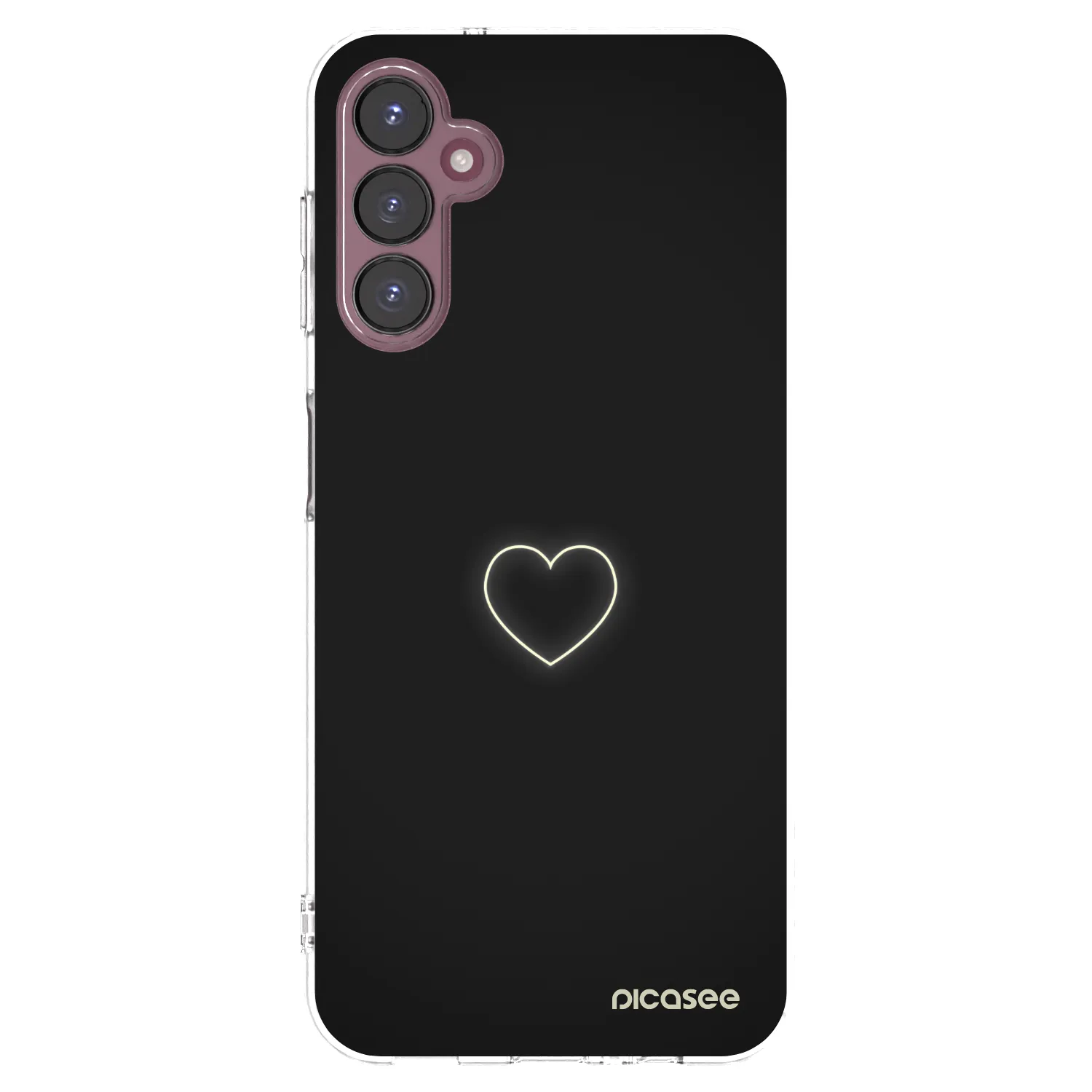 Picasee Samsung Galaxy A05s A057G Hülle - Transparentes Silikon - Heart