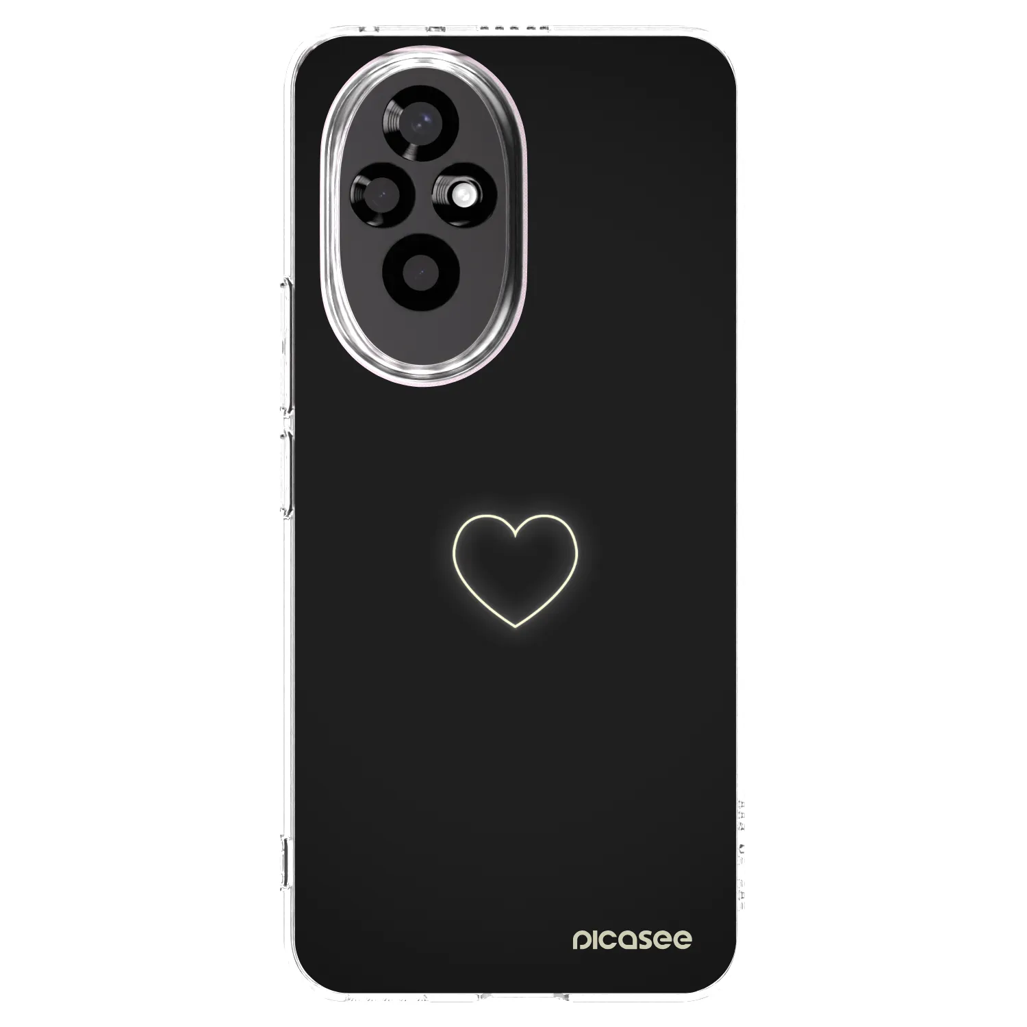 Picasee Honor 200 Pro 5G Hülle - Transparentes Silikon - Heart