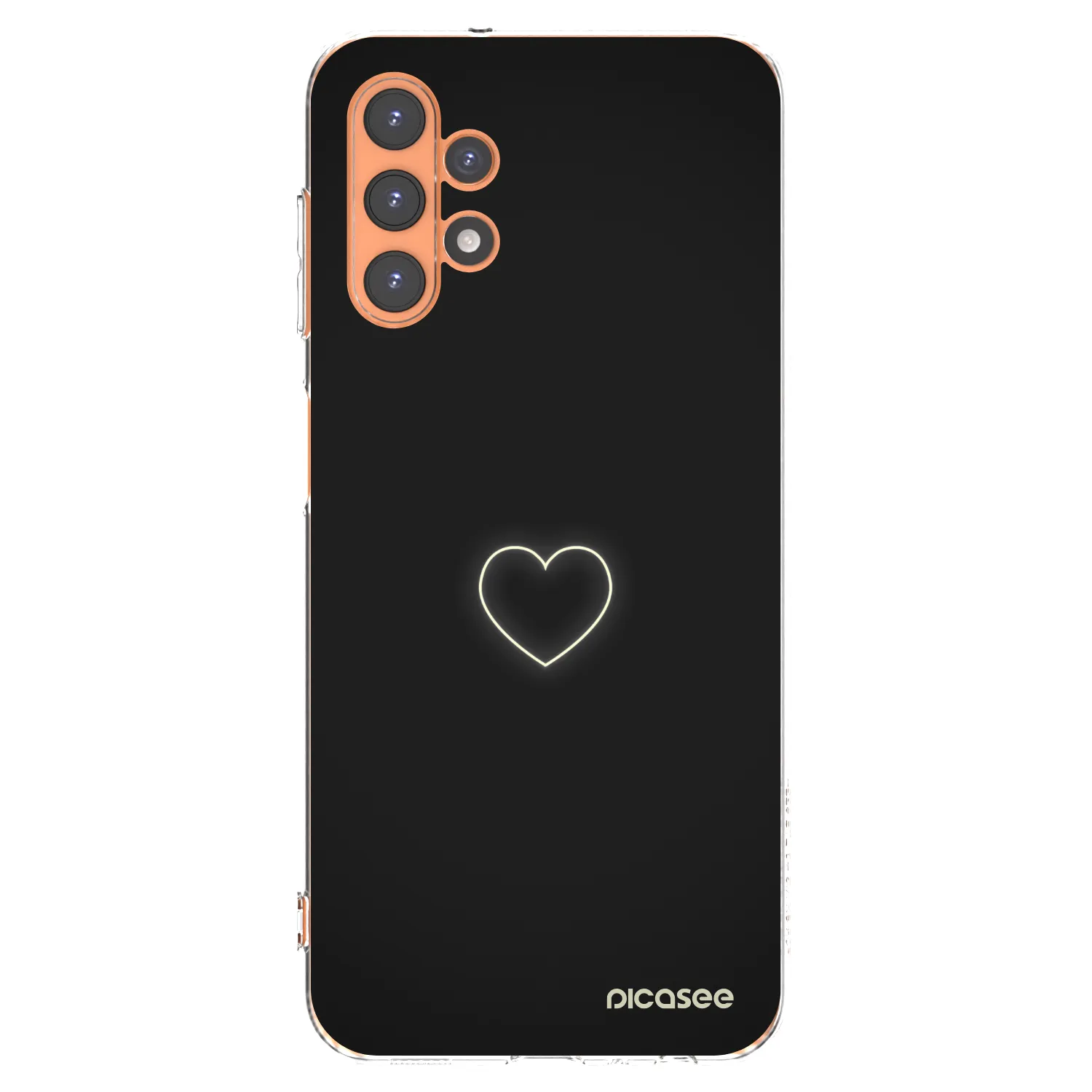 Picasee Samsung Galaxy A13 5G Hülle - Transparentes Silikon - Heart