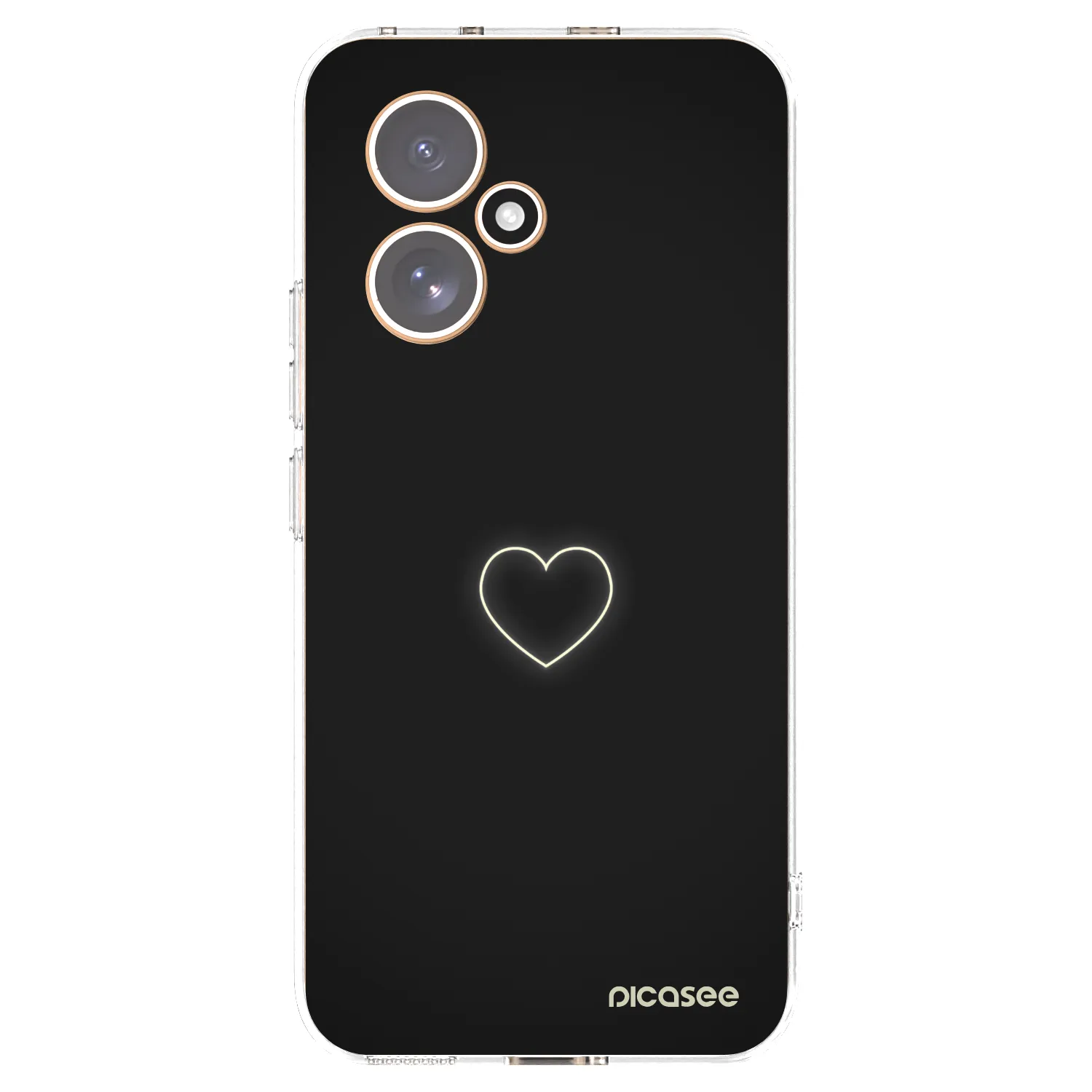Picasee Honor 400 5G Hülle - Transparentes Silikon - Heart