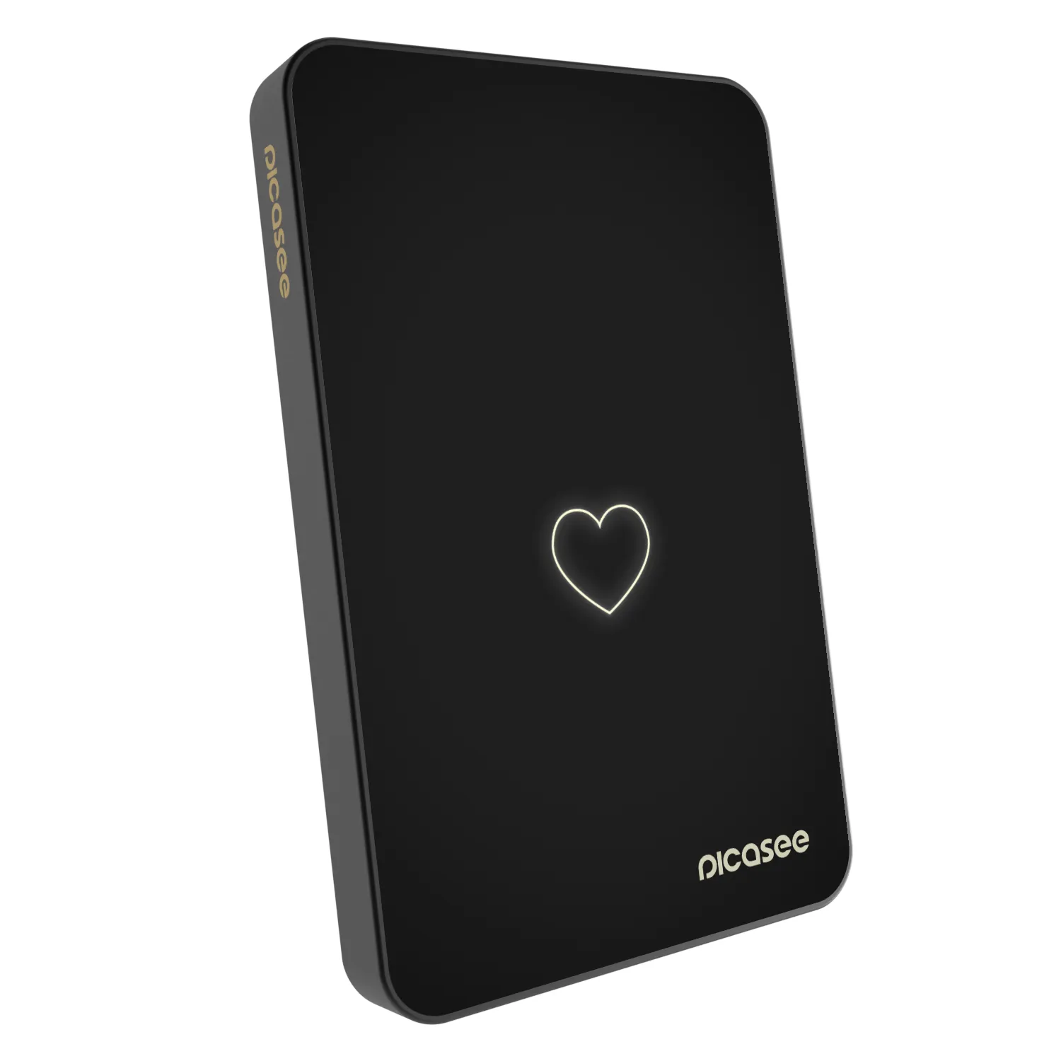 Picasee Powerbank mit MagSafe 5 000 mAh Grau - Heart