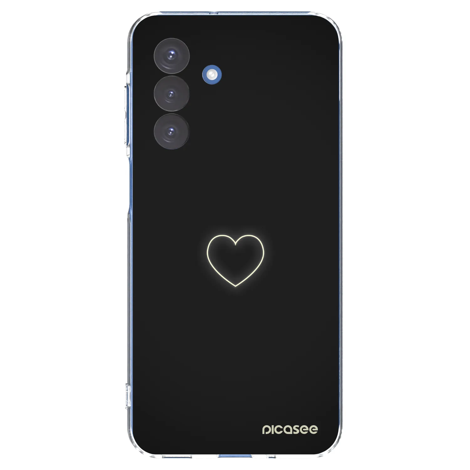 Picasee Samsung Galaxy A17 5G Hülle - Transparentes Silikon - Heart