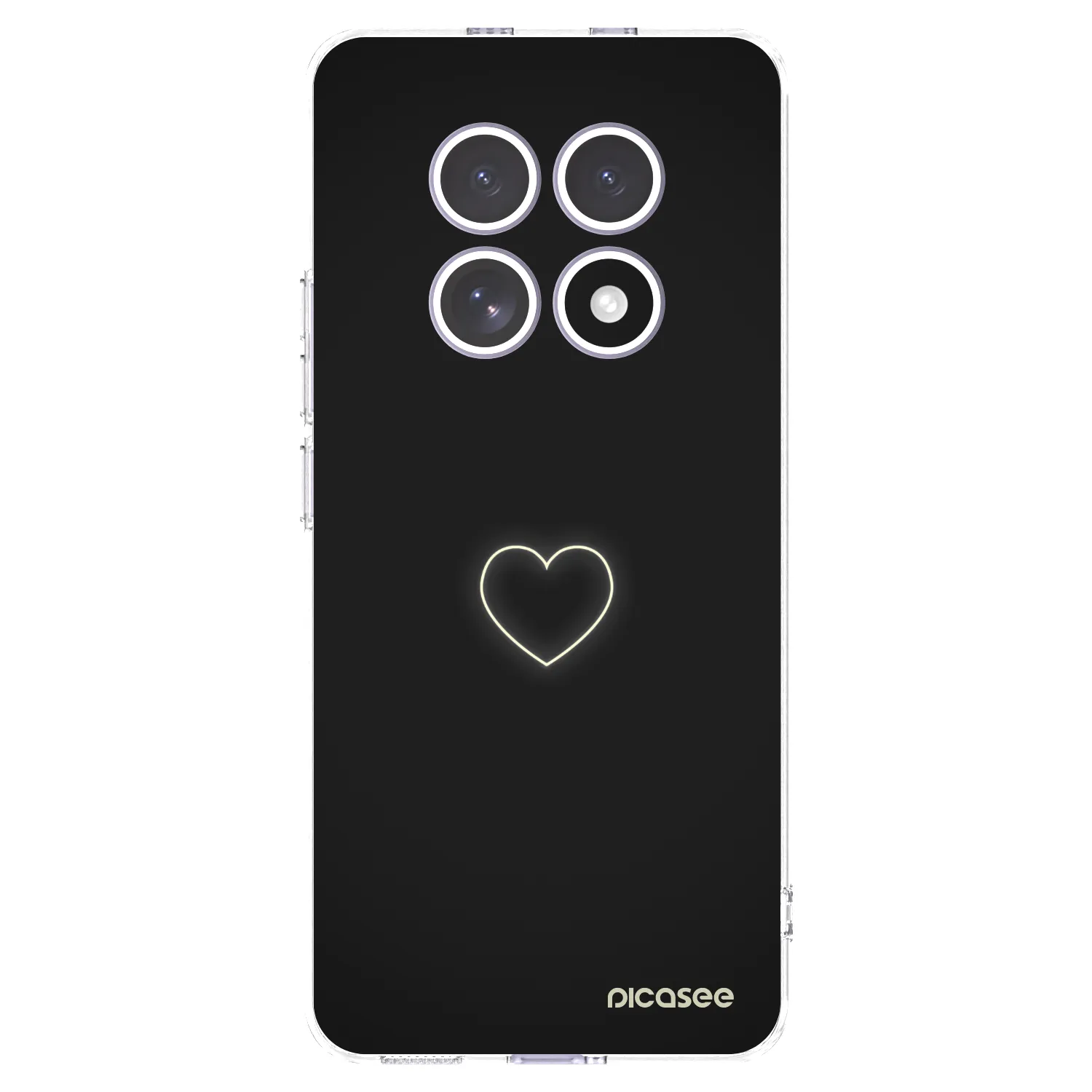 Picasee Xiaomi Redmi Note 15 Hülle - Transparentes Silikon - Heart