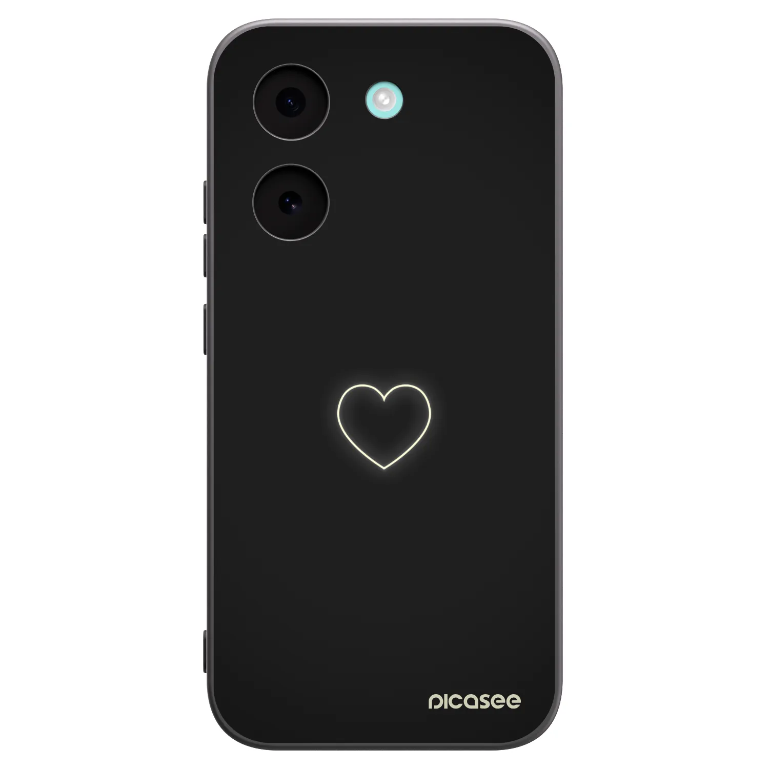 Picasee Xiaomi Poco X8 Pro Hülle - Schwarzes Silikon - Heart