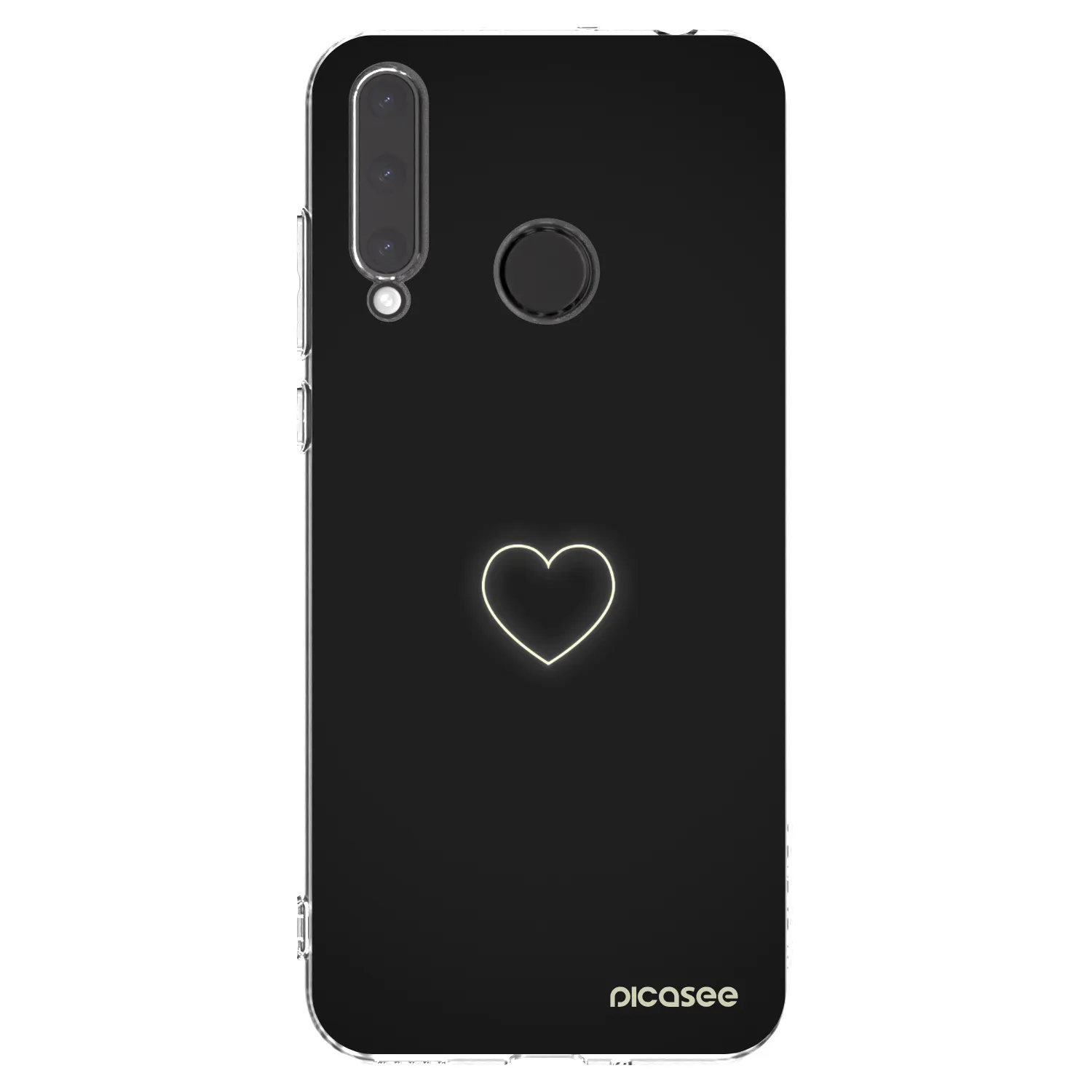 Picasee Honor 20 Lite Hülle - Transparentes Silikon - Heart