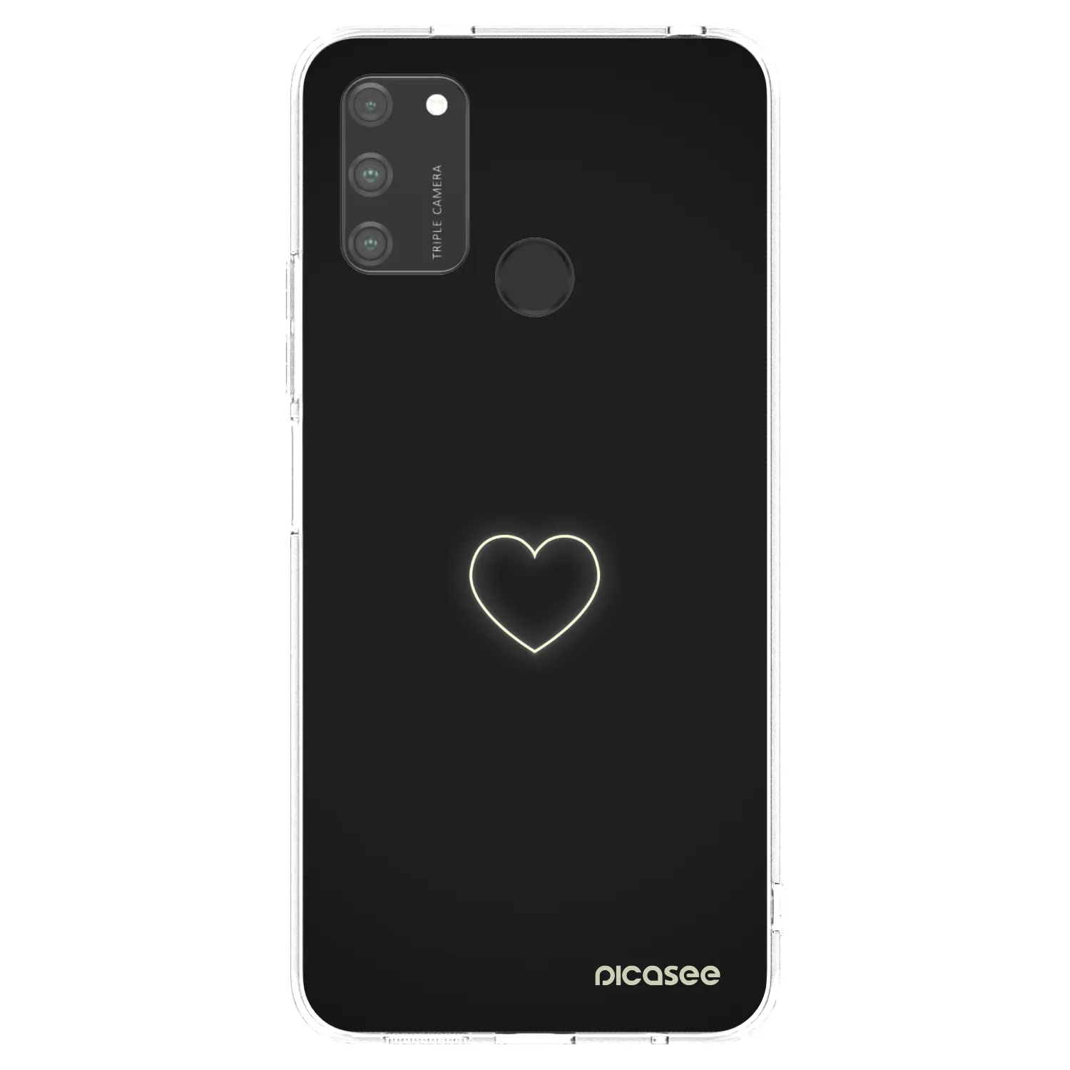 Picasee Honor 9A Hülle - Transparentes Silikon - Heart